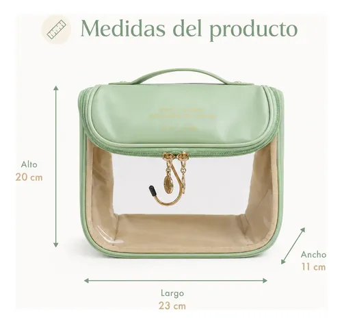 Neceser Organizador Transparente Maquillaje Viaje Colgante