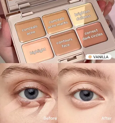 Corrector Sheglam Paleta Con 6 Tonos