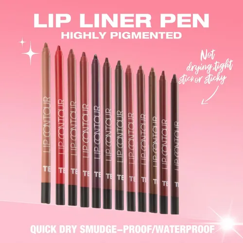 Set X12uni Delineador Labial Lip Contour Tei Cosmetica