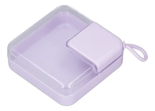 J Estuche Powder Puff, 5 Unidades, Transparente, Almacena