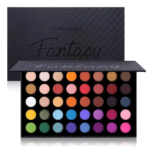 Paleta de Sombras Ucanbe Fantasy de 40 Tonos Velvet Impermeable Hipoalergénica