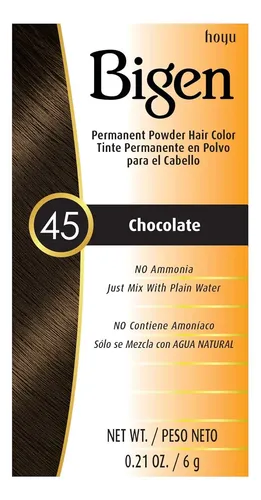 Bigen Tintura Permanente Polvo Para Cabello Paleta D Colores