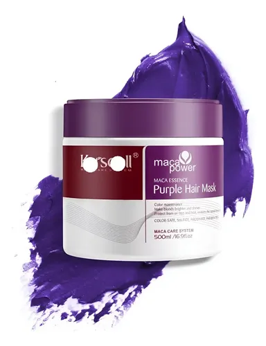 Ca – Mascarilla Capilar Morada Para Cabello Rubio -.