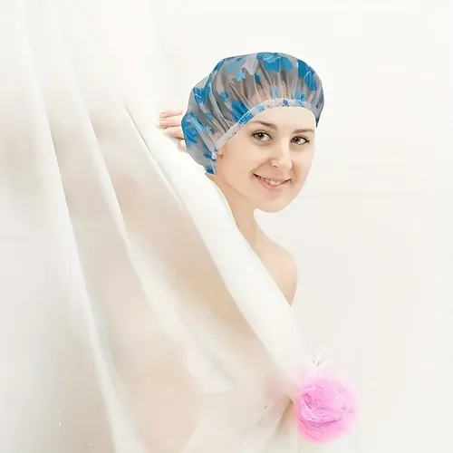 Paquete De 4 Gorras Reutilizables Para Ducha Y Baño En Color