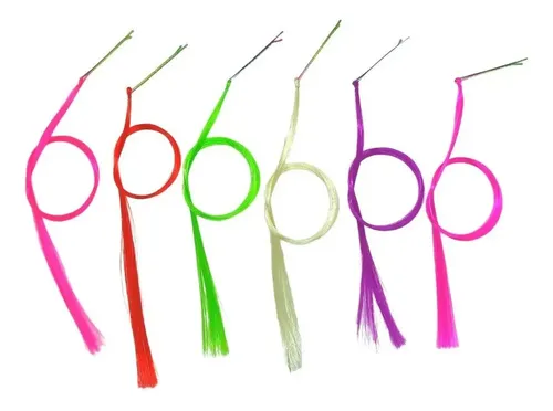 Pelo De Colores X 25 Mechones Mechas Clips Cotillon Souvenir