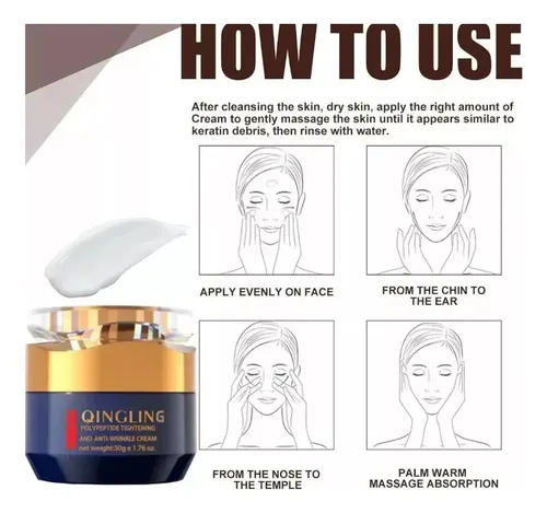 – Para Crema Antiarrugas Polipéptidos Qingling, Crema, 2026