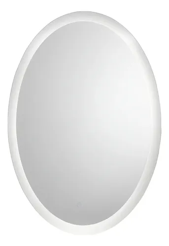 Aplique Espejo Luces Led Tactil Ovalado Baño Pared N8