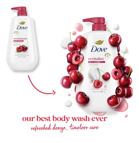 Jabón Líquido Corporal Dove Cereza 905ml Hidratante