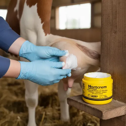 Crema De Ordeñe Nortcrem Con Aloe Vera 250gr