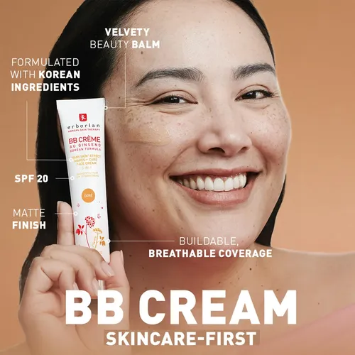 Crema Bb Erborian Con Ginseng Spf 20 Tan (dore) 15 Ml