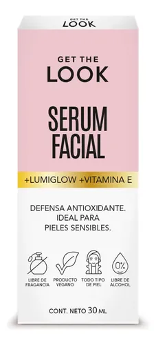 Sérum Facial Get the Look Lumiglow y Vitamina E de 30 mL para Todo Tipo de Piel