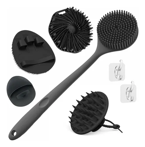 Set De Exfoliadores De Silicona Manmihealth 5 Piezas