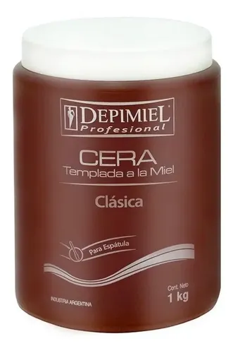Cera Depilatoria Templada Miel Depimiel 2 Kg + Bandas Rollo