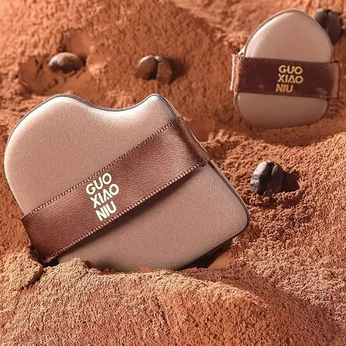 6 Esponjas De Maquillaje Color Chocolate