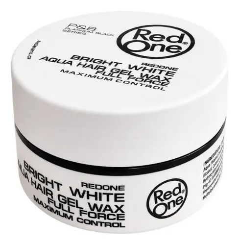 Red One Pomada Mini 50ml Blanca Aqua Barberia Maxima Fuerza