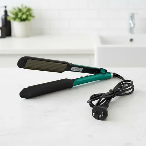 Plancha De Pelo Om Rizador De Cabello Profesional Ancha