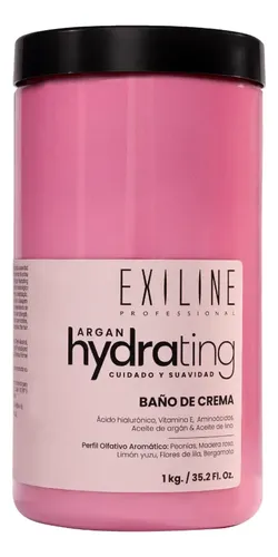 Exiline Argán Hydrating Baño De Crema Capilar 1l