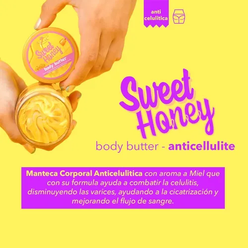 Kit Corporal Anticelulitico Manteca Y Exfoliante Miel