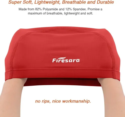 Gorro De Natación De Tela Firesara, Gorro De Natación De …