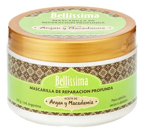 Mascara Capilar Argan Macadamia Reparacion Bellissima 250 Gr