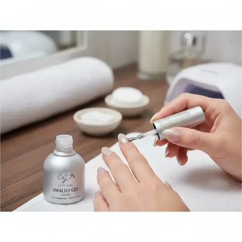 City Girl 10ml Soak-off Colores Gel Uv Led X1 Un. Color Elec Color Plateado 87