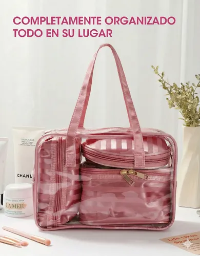 Neceser Portacosmeticos Set X4 Viaje Organizador Maquillaje