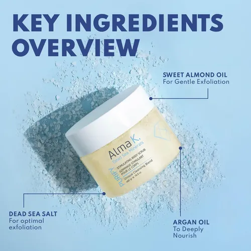Exfoliante Corporal Alma K Stimulating Con Sal Del Mar Muert