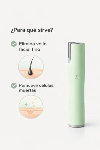 Depilador Facial Eléctrico Dermaplaning Recargable Usb Mujer