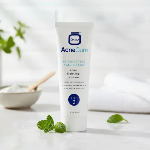 Crema Acid Saliclic 2% Omic+ Acné Destapar Poros Hidrata
