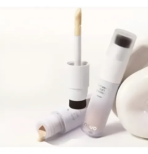 Base De Maquillaje Novo Liviana Con Brocha 8g