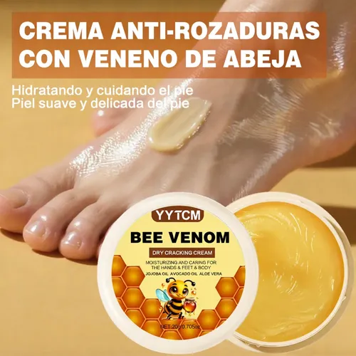 Crema Hidratante Para Pies Bee Venom Dry Crack, 20 G X 2 Bot
