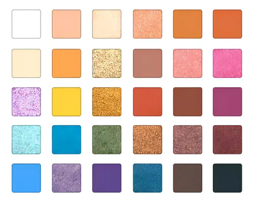 Paleta Sombras Ojos Rude Cosmetics C’est La Vie 30 Colores Mate Satinado