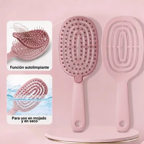 Cepillo Autolimpiante Clipi Para Cabello