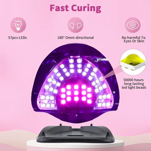 Lámpara Uv Led 268w Riuotazi Para Esmalte De Gel