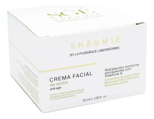 La Puissance Shagmie Crema Facial Noche Hidratante Anti Age Tipo de piel Todo tipo de piel