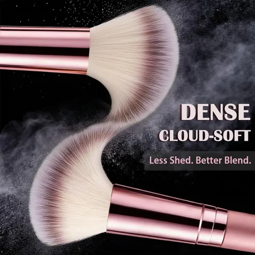 Set De Brochas De Maquillaje Yolygir 32 Unidades Rosa