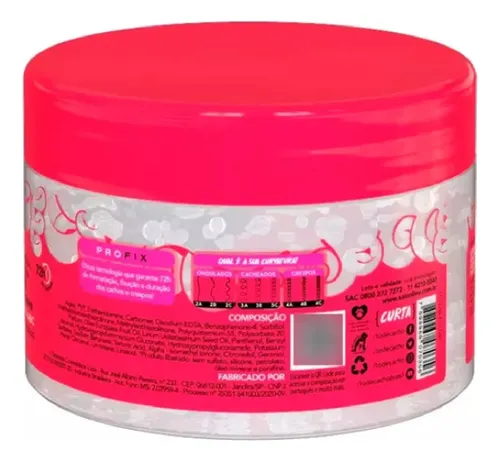 Salon Line To De Cacho Gelatina Fijación Fuerte Rulos 300gr