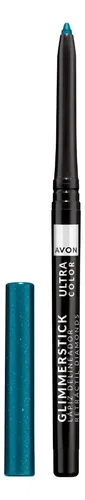 Lapiz Delineador Retráctil Ojos Glimmerstick Diamonds- Avon® Acabado Ultra Brillante Color Aqua Sparkle