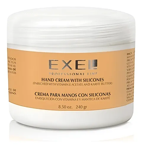 Crema Para Manos Karite Silicona Vitamina E Exel X 250gr