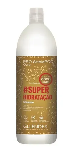 Pro Shampoo Super Hidratacion Coco Gllendex 1000ml