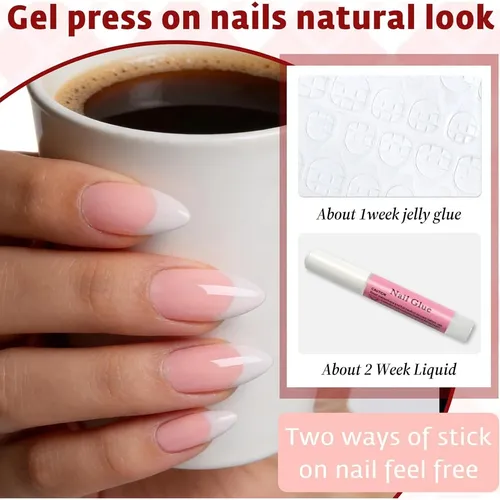 Bellelfin Uñas Francesas En Gel, 240 Pzas, Tamaño