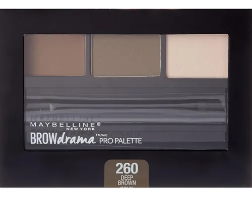 Paleta De Cejas Maybelline Pro Brow Drama Marrón Oscuro