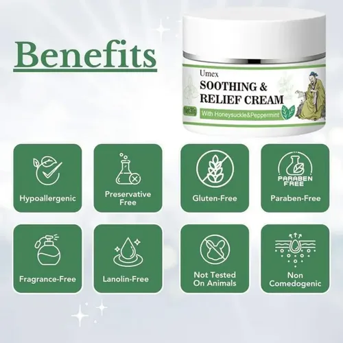 Qqe/////crema Calmante – Fórmula A Base De Hierbas. –