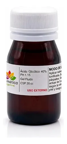 Acido Glicolico 40% Peeling Acne Arrugas Estrias Cicatrices