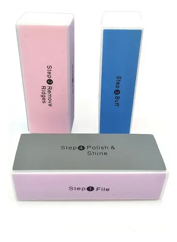 Lima Pulidor Bloque Para Uñas Manicura Nails X2