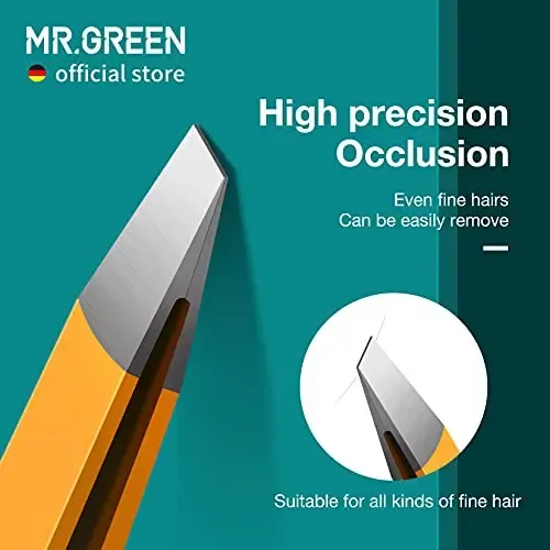Pinzas Para Cejas Mr.green Colors Beauty, Extractor De Vello