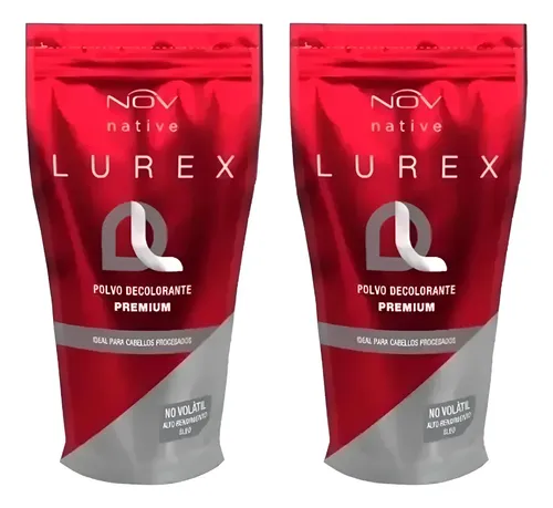 2 Polvos Decolorante Premium Nov Dl Lurex Blanco X 690gr