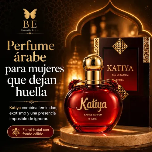Perfume Arabe Con Feromonas Mujer Katiya Oud Ind Nacional