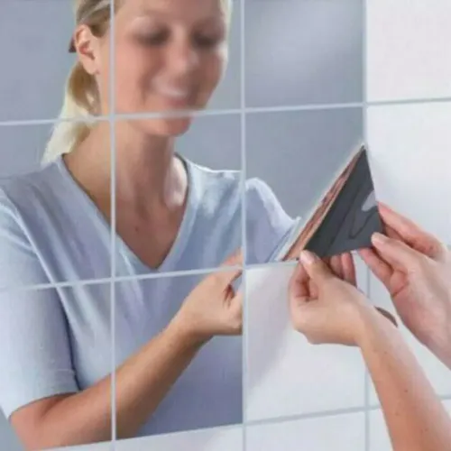 Adornos De Acrílico Para Pared, Pegatinas Espejo