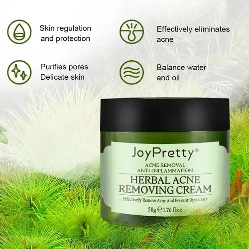 Crema Facial Eliminadora De Acné A Base De Hierbas Joypretty